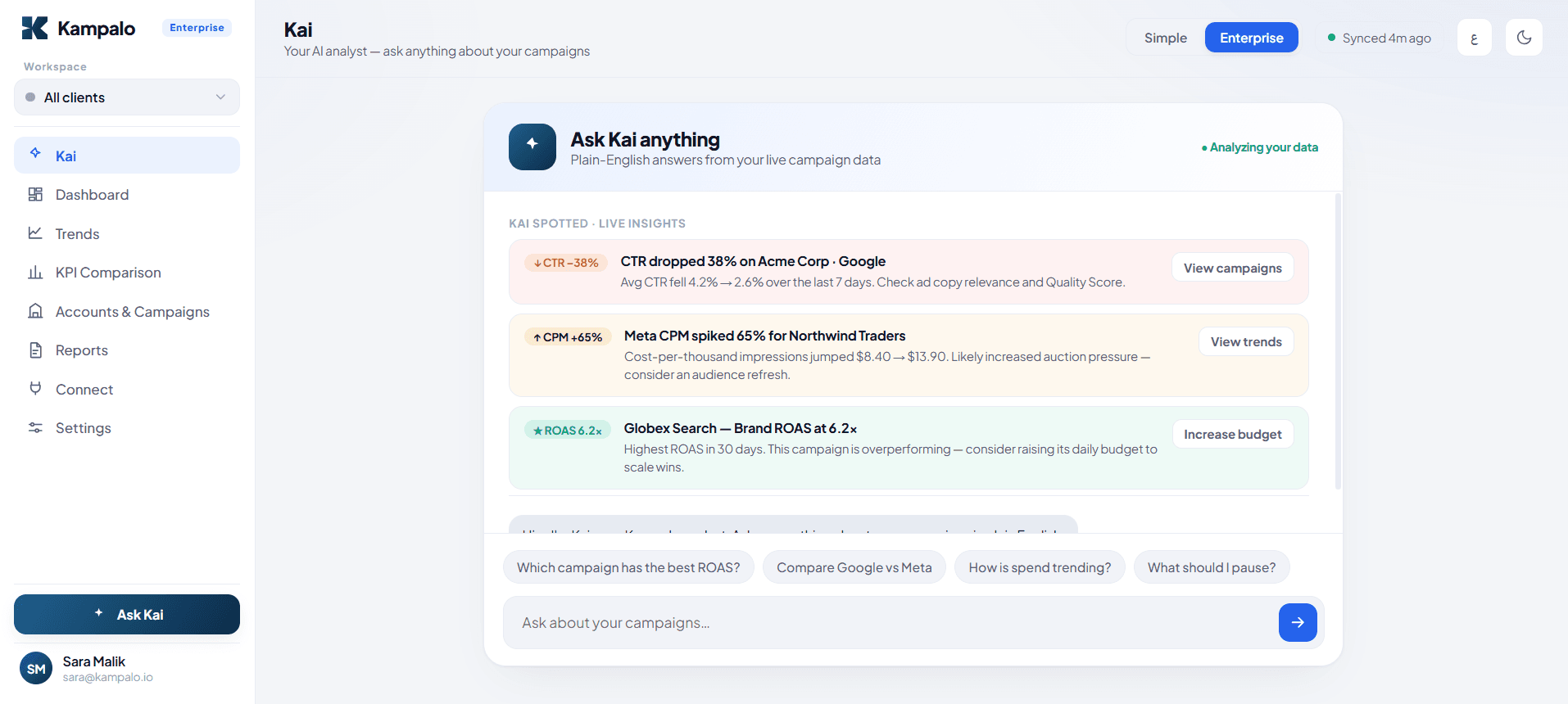 KAMPALO — Agentic AI Marketing Platform (Kai)