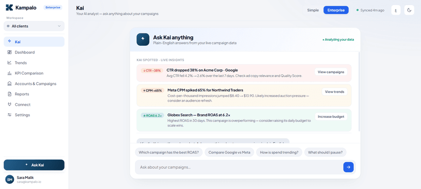 KAMPALO — Agentic AI Marketing Platform (Kai)