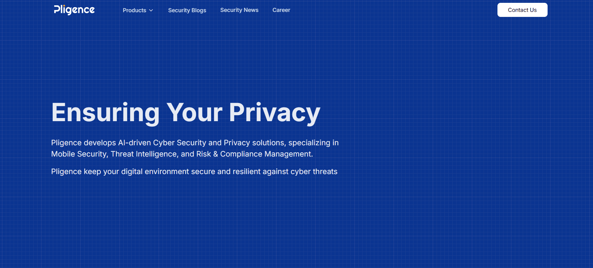 Pligence Corporate Website Development